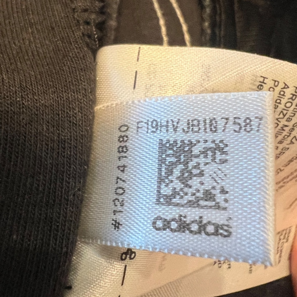 Adidas Three Stripe Track Pants- Women's US Size XS- Black and White - Picture 10 of 14